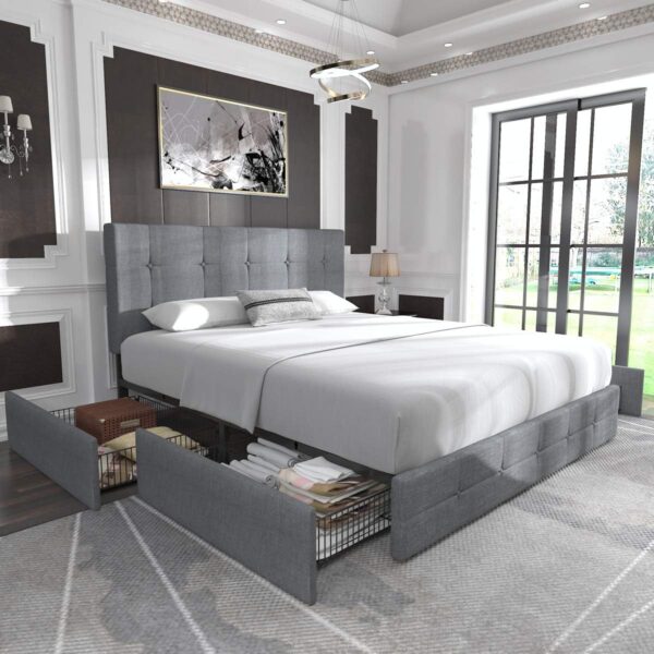 Queen Size Platform Bed