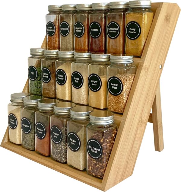 Bamboo Spice Rack
